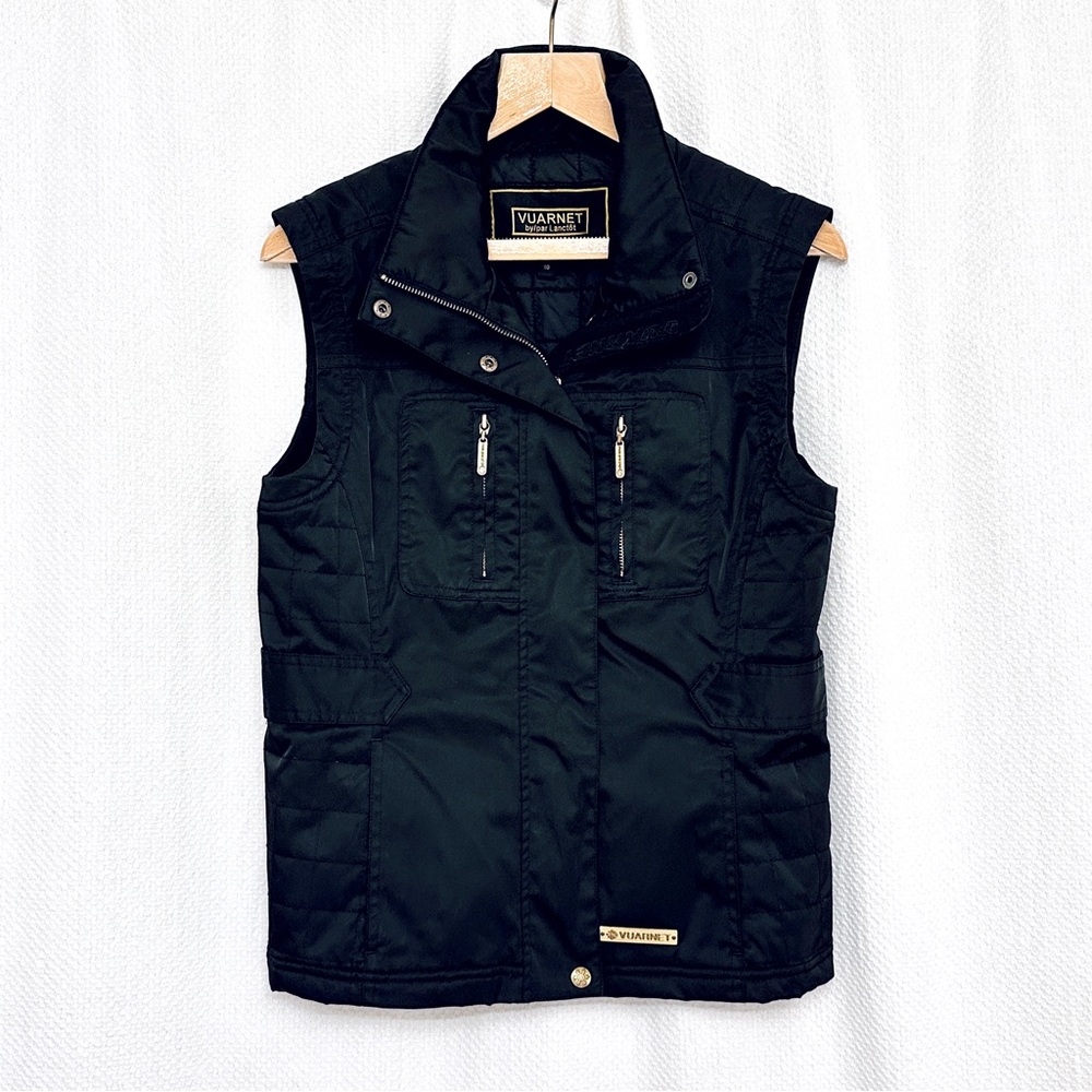 Vuarnet Midnight Black Quilted Vest